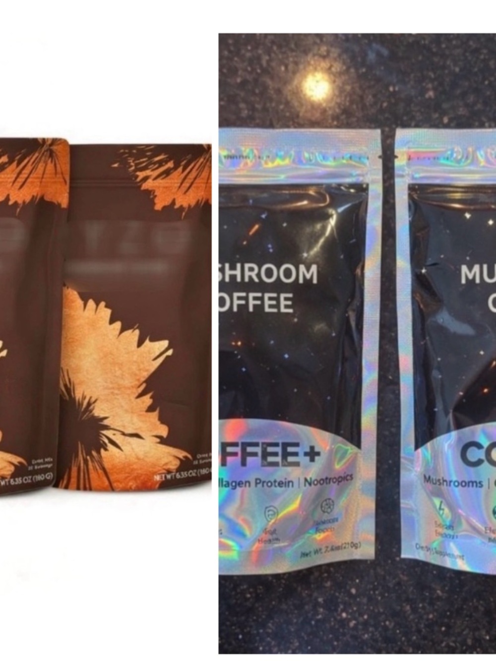 Mushroom Coffee X6 and Dose X2